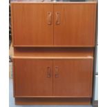 PAIR OF G PLAN TEAK TWO DOOR CUPBOARDS