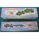TWO BOXED DINKY SUPERTOYS TANK TRANSPORTERS