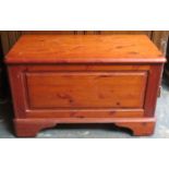 20th CENTURY PINE BLANKET CHEST