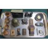 SUNDRY LOT INCLUDING LORGNETTES, MAUCHLIN WARE,