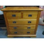 20th CENTURY TWO OVER THREE CHEST OF DRAWERS