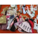 PARCEL OF MODERN BARBIE DOLLS PLUS VARIOUS AVON CHARACTER FORM PERFUME BOTTLES