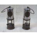 TWO VINTAGE MINER'S LAMP