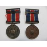 TWO LIVERPOOL CITY POLICE WATCH COMMITTEE MEDALS