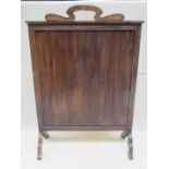 ARTS & CRAFTS STYLE OAK FIRESCREEN