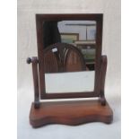 VICTORIAN MAHOGANY BEDROOM SWING MIRROR