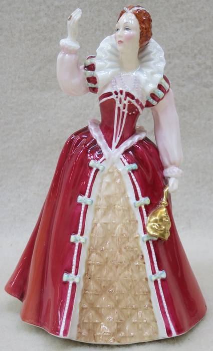 ROYAL DOULTON LIMITED EDITION 'QUEENS OF THE REALM' CERAMIC FIGURE- QUEEN ELIZABETH I, HN3099,