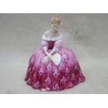 ROYAL DOULTON GLAZED CERAMIC FIGURE- VICTORIA,