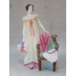 ROYAL DOULTON GLAZED CERAMIC FIGURE- EMMA,