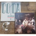 LED ZEPPELIN CODA ALBUM, NoA0051, PLUS LED ZEPPELIN IN THROUGH THE OUT DOOR ALBUM,