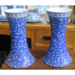 PAIR OF SHELLEY CLOISELLO WARE VASES,
