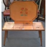 COPPER COFFEE TABLE AND FIRESCREEN