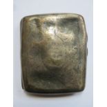 HALLMARKED SILVER CIGARETTE CASE (A/F)