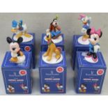 SET OF SIX ROYAL DOULTON BOXED 'THE MICKEY MOUSE COLLECTION' CERAMIC FIGURES