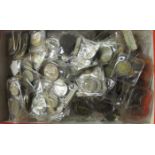 LARGE QUANTITY OF SILVER AND OTHER FOREIGN COINAGE