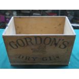 GORDON'S DRY GIN VINTAGE TWELVE BOTTLE CASE,