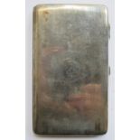 HALLMARKED SILVER CIGARETTE CASE, BIRMINGHAM ASSAY.