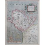 SMALL EARLY FRAMED MAP OF ANGLESEY,