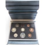 SEVEN ROYAL MINT COMMEMORATIVE PROOF COIN SET