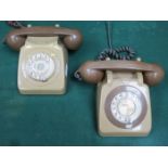 TWO VINTAGE TELEPHONES