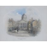 CHARLES WARREN CLENNELL, FRAMED WATERCOLOUR- SOUTH CASTLE STREET, LIVERPOOL 1844,