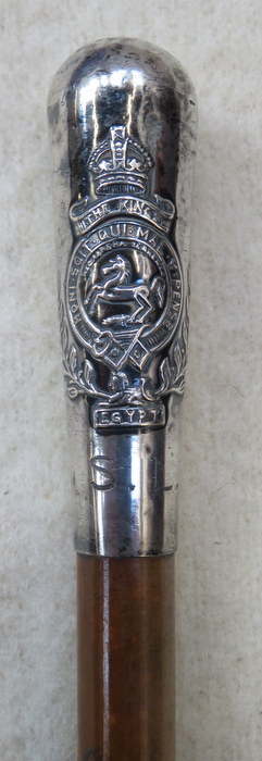 THE KING'S REGIMENT 'EGYPT' SWAGGER STICK - Image 2 of 2