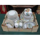 LARGE QUANTITY OF WEDGWOOD HOME DINNERWARE- AZTEC AND EDEN PATTERNS