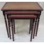 20th CENTURY NEST OF THREE TABLES