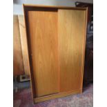 AUSTIN SUITE TEAK 20th CENTURY TWO DOOR SLIDING WARDROBE