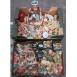 LARGE QUALITY OF VARIOUS CHERISHED TEDDIES FIGURES, ALSO VARIOUS THIMBLES,