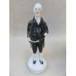 19th CENTURY HANDPAINTED STAFFORDSHIRE FIGURE OF JIMMY WOOD,