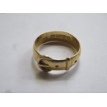 18CT GOLD BELT FORM RING