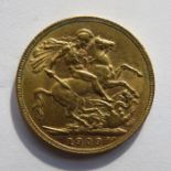 1909 GOLD FULL SOVEREIGN