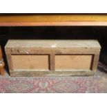 SMALL VINTAGE WOODEN TOOL CHEST