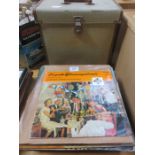 COLLECTION OF VINYLS AND GRAMAPHONE RECORDS INCLUDING THE SEEKERS AND THE MIKADO