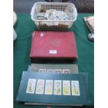 QUANTITY OF VARIOUS LOOSE CIGARETTE CARDS AND ALBUMS