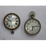 TWO RAILWAY POCKET WATCHES