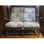 ERCOL TWO SEATER COUNTRY STYLE SETTEE