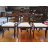 THREE VARIOUS ANTIQUE DINING CHAIRS