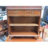 SET OF 20th CENTURY OPEN SHELVES WITH TWO DRAWERS ABOVE