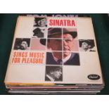 LARGE PARCEL OF VINYLS INCLUDING FRANK SINATRA AND TOM JONES, ETC.