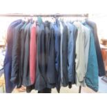 PARCEL OF VINTAGE SUITS, JACKETS AND COATS, ETC.