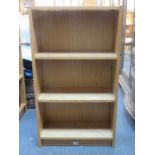 SET OF MODERN OPEN BOOKSHELVES