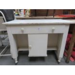 PAINTED MARBLE TOPPED WASH STAND