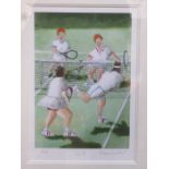 REBECCA LARDNER, FRAMED LIMITED EDITION PRINT- LOVE ALL, No 66/195,