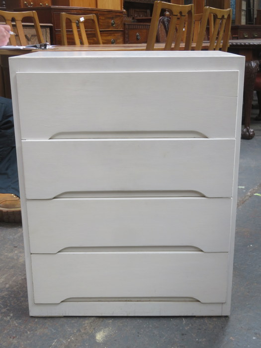 PAINTED FOUR DRAWER CHEST