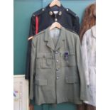 TWO MILITARY DRESS UNIFORMS,