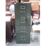 METAL FOUR DRAWER FILING CABINET