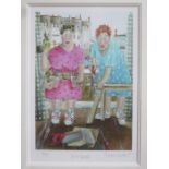 REBECCA LARDNER, FRAMED LIMITED EDITION PRINT- DO IT YOURSELF, No 55/195,