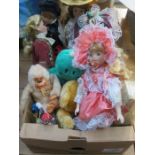 PORCELAIN HEADED COLLECTORS DOLLS AND TEDDIES